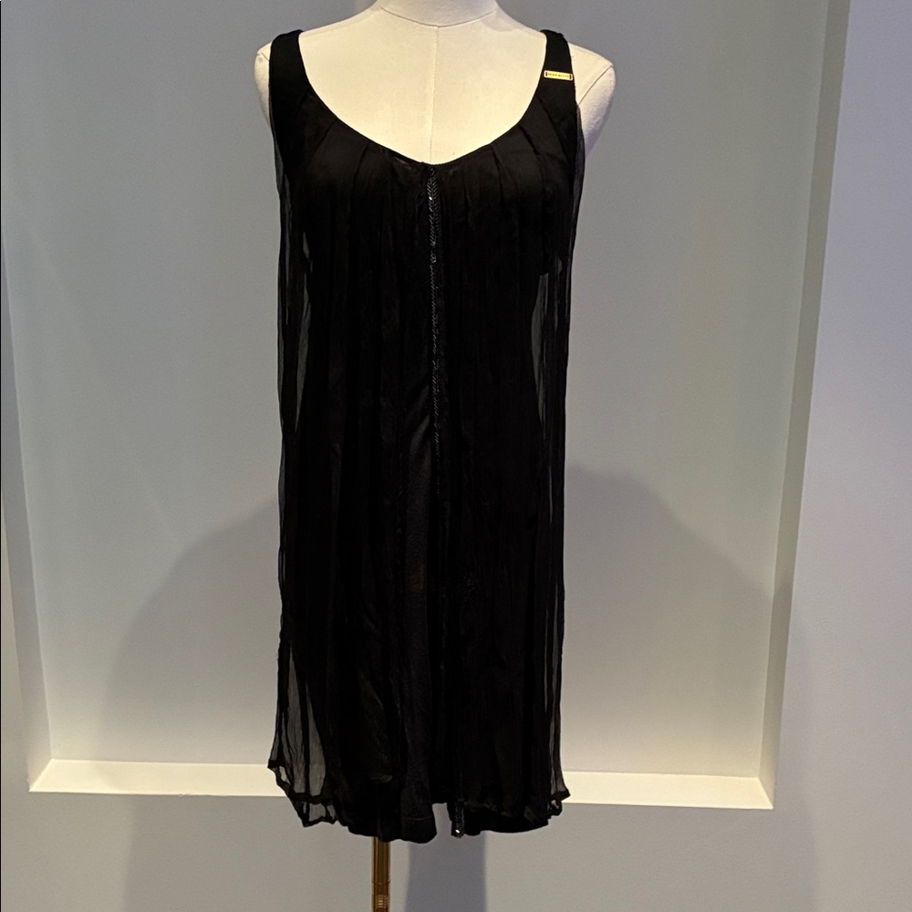 Miss Sixty Black Dress with Gold Accent